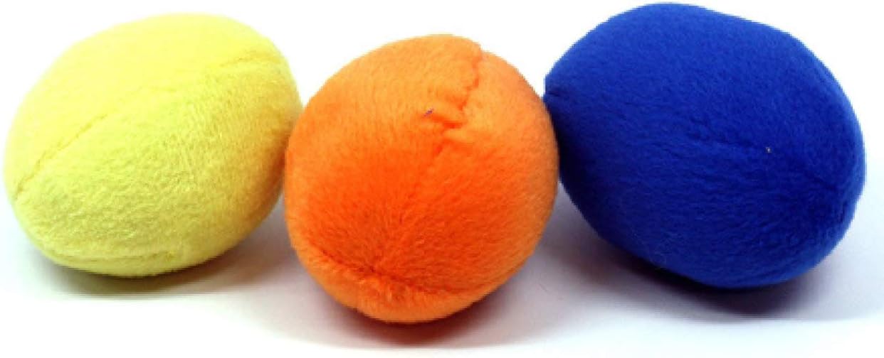 Outward Hound Squeakin' Eggs Plush Replacement Dog Toys - 3 Pack