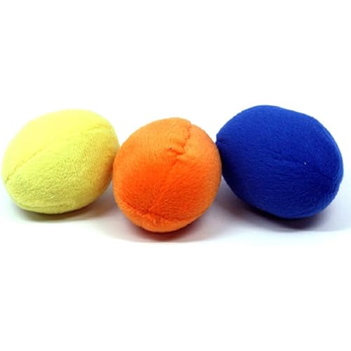 Outward Hound Squeakin' Eggs Plush Replacement Dog Toys - 3 Pack