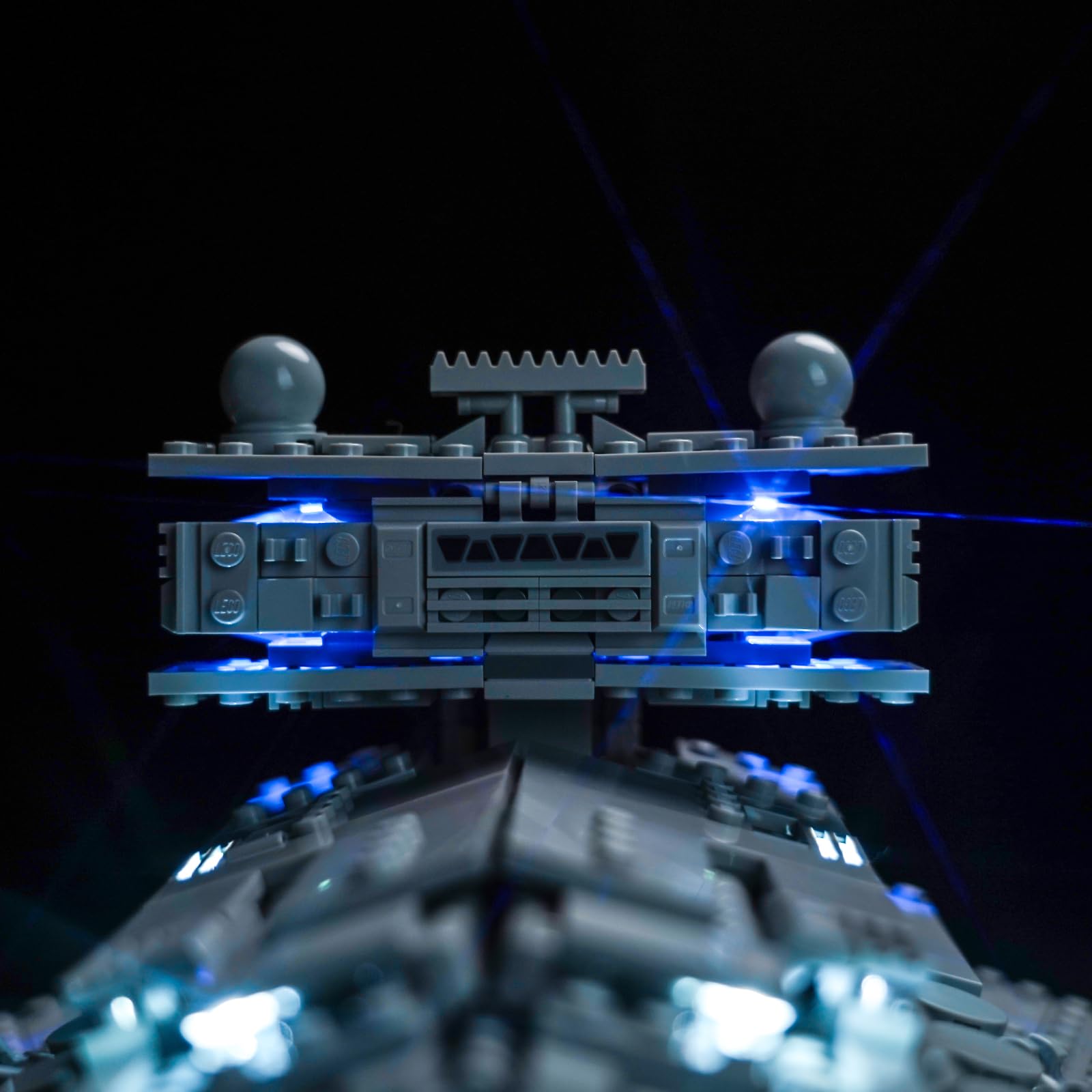 Juego de luces de mando a distancia para Lego 75394 Imperial Star Destroyer, juego de iluminación LED para Star Destroyer, juguetes creativos