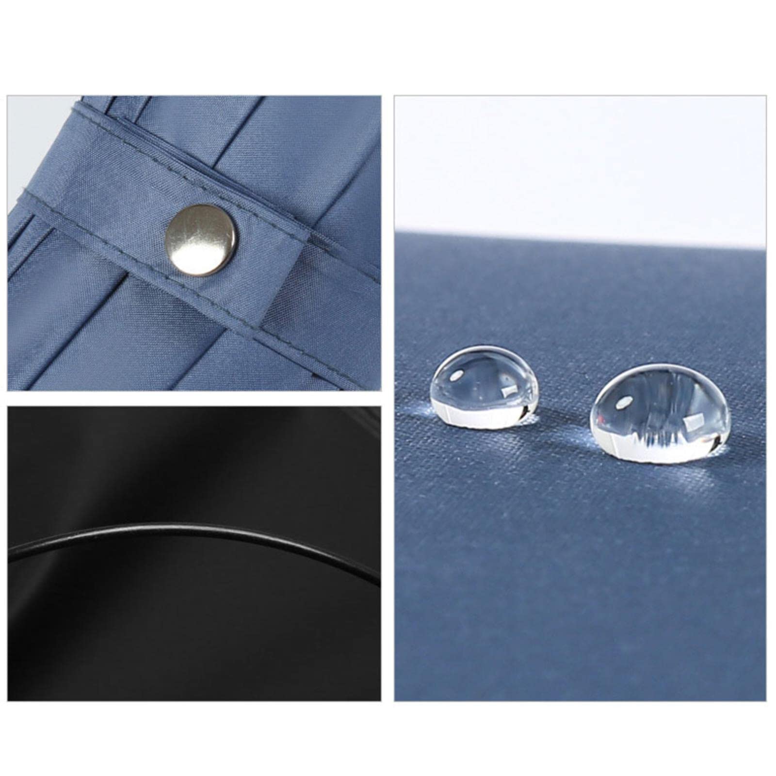 Mini Mubrella - Paraguas grande de 16 varillas, resistente y totalmente automático, paraguas de lluvia para hombres y mujeres, de lujo, negocios, masculino, resistente al viento, plegable, 16