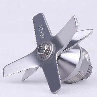 CRANDDI Spare Blade for YL-010, 011, Compatible with Vitamix Blender 5200, 6 leafs Stainless Steel Replacement Blade Set (010 Blade)