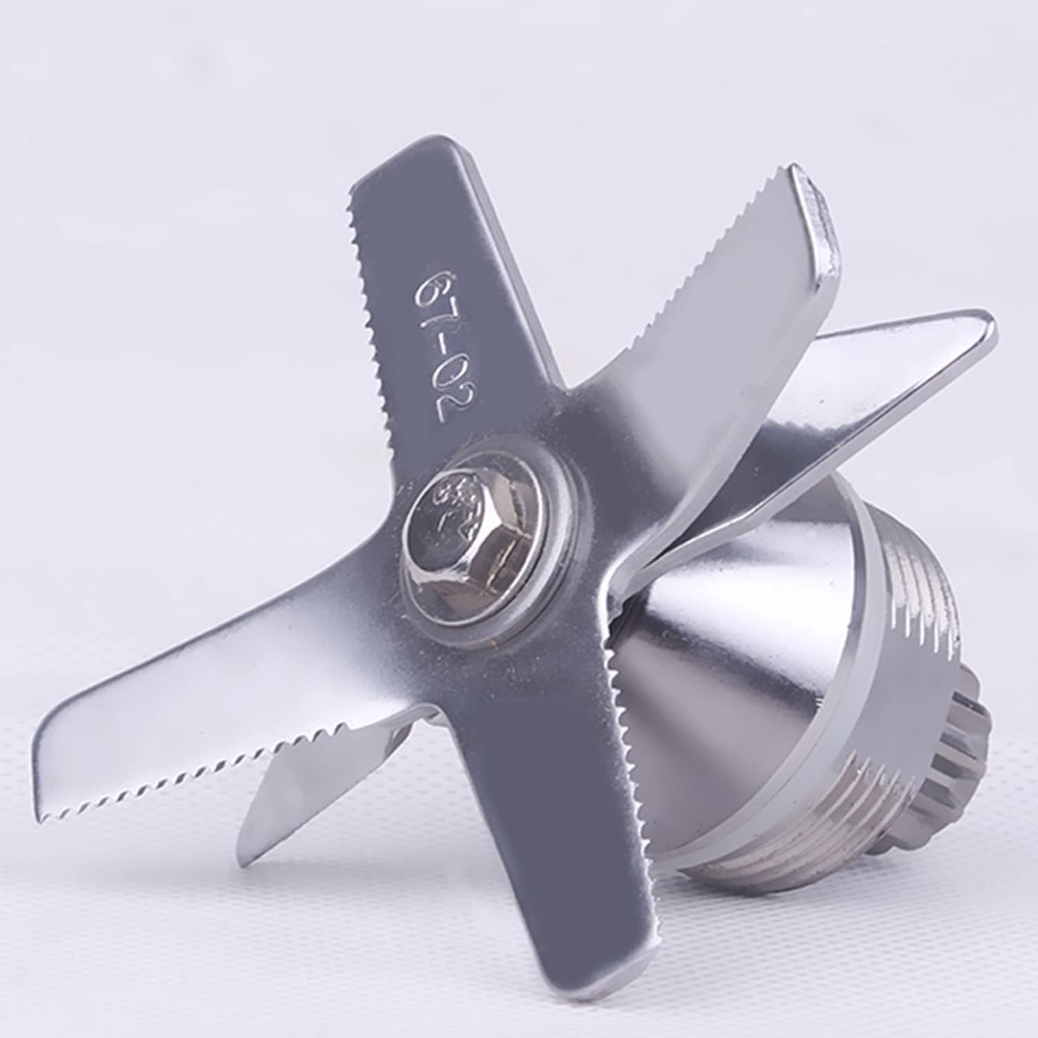 CRANDDI Spare Blade for YL-010, 011, Compatible with Vitamix Blender 5200, 6 leafs Stainless Steel Replacement Blade Set (010 Blade)