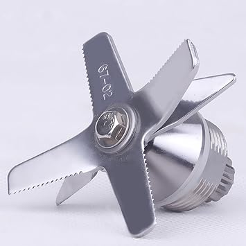 CRANDDI Spare Blade for YL-010, 011, Compatible with Vitamix Blender 5200, 6 leafs Stainless Steel Replacement Blade Set 010 Blade