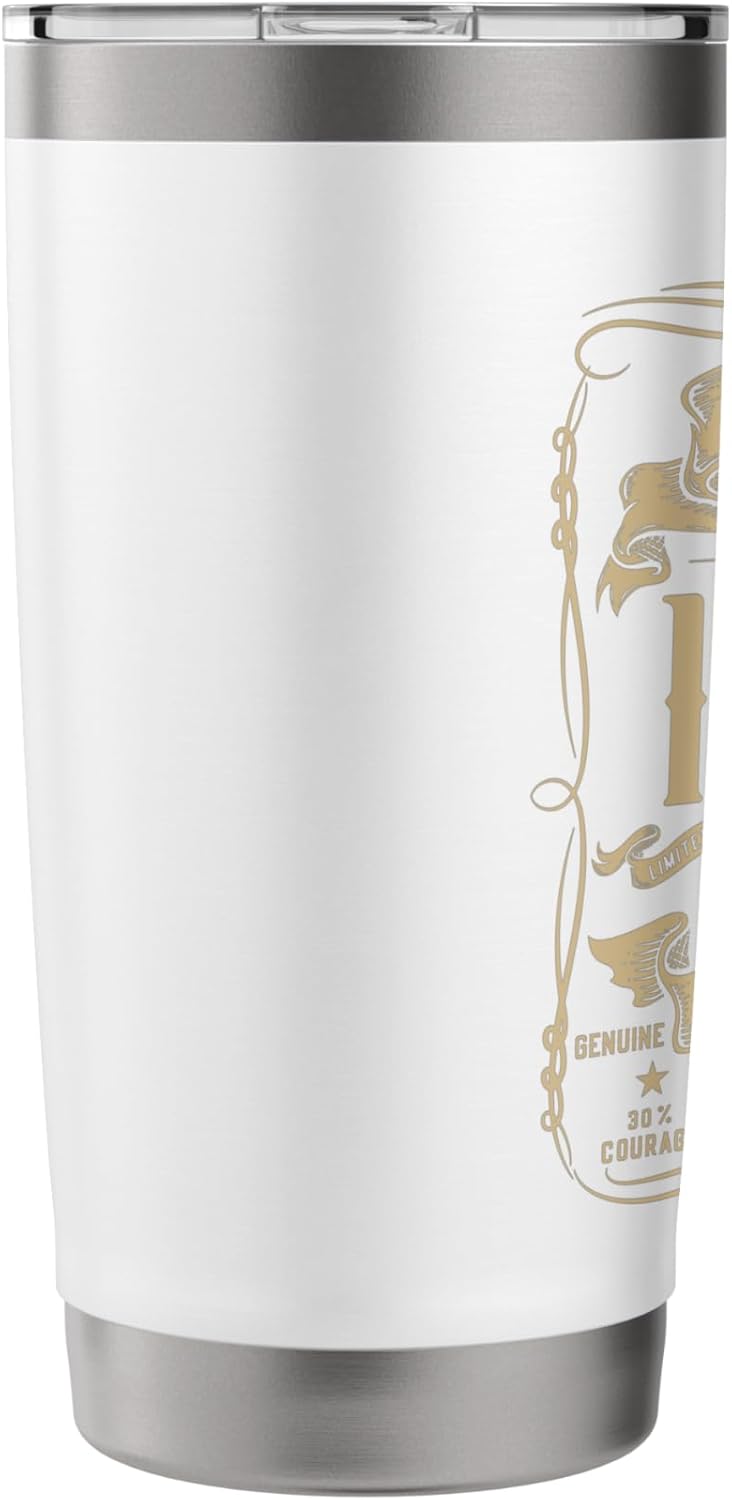 Vintage 1932 94yr 94th Birthday Gifts for Men 94 Years Old Stainless Steel Insulated Tumbler - Image 4