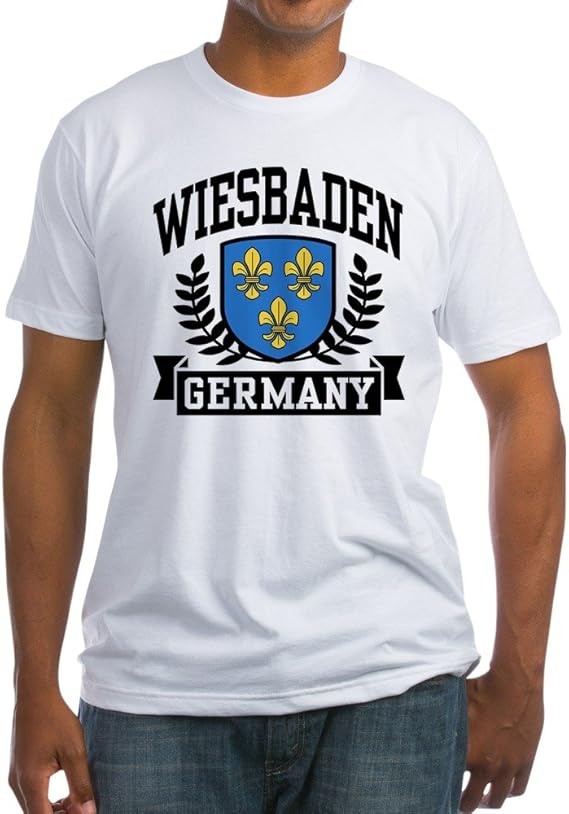 CafePress Wiesbaden Germany Fitted Tee Clothing