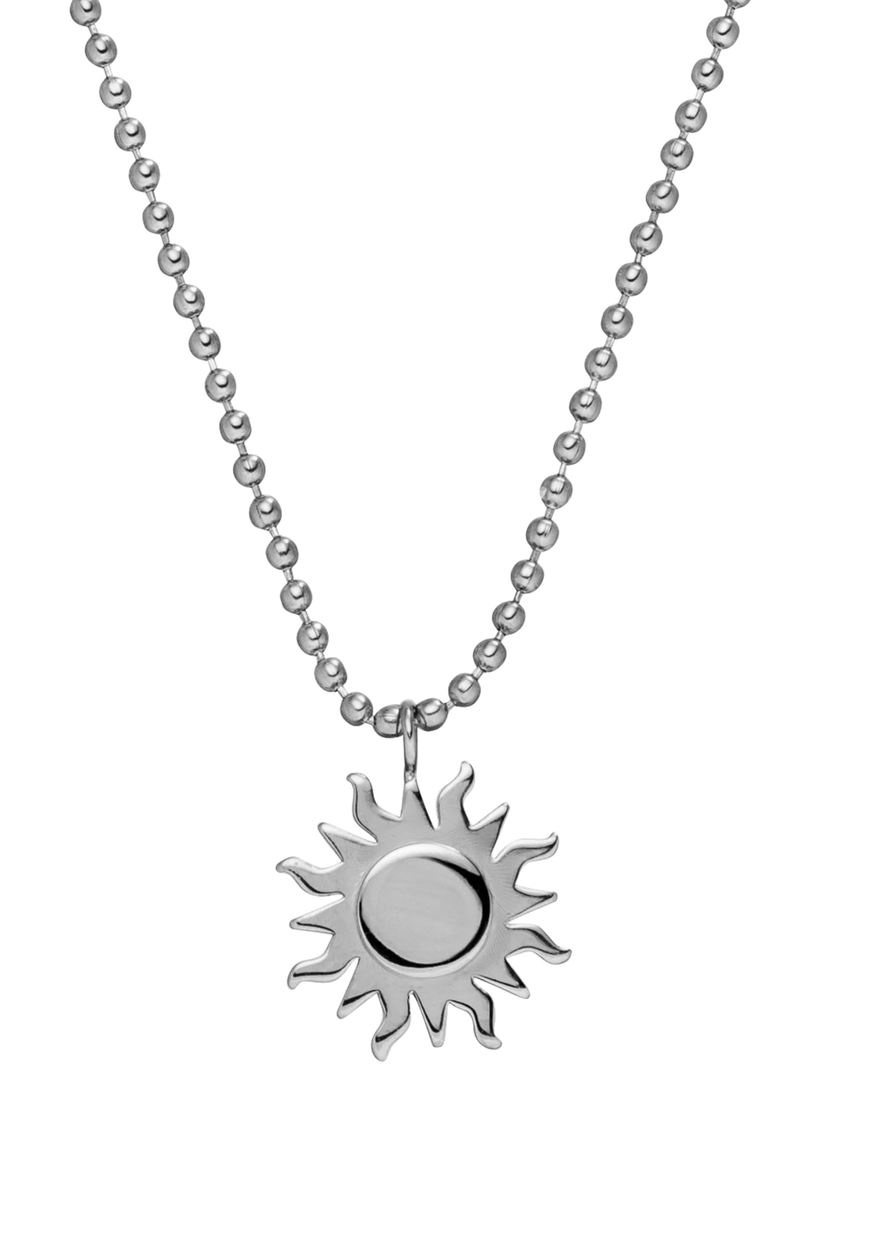Purelei Sonnen-Kette – Filigrane Kugelkette mit Sonnen-Anhänger