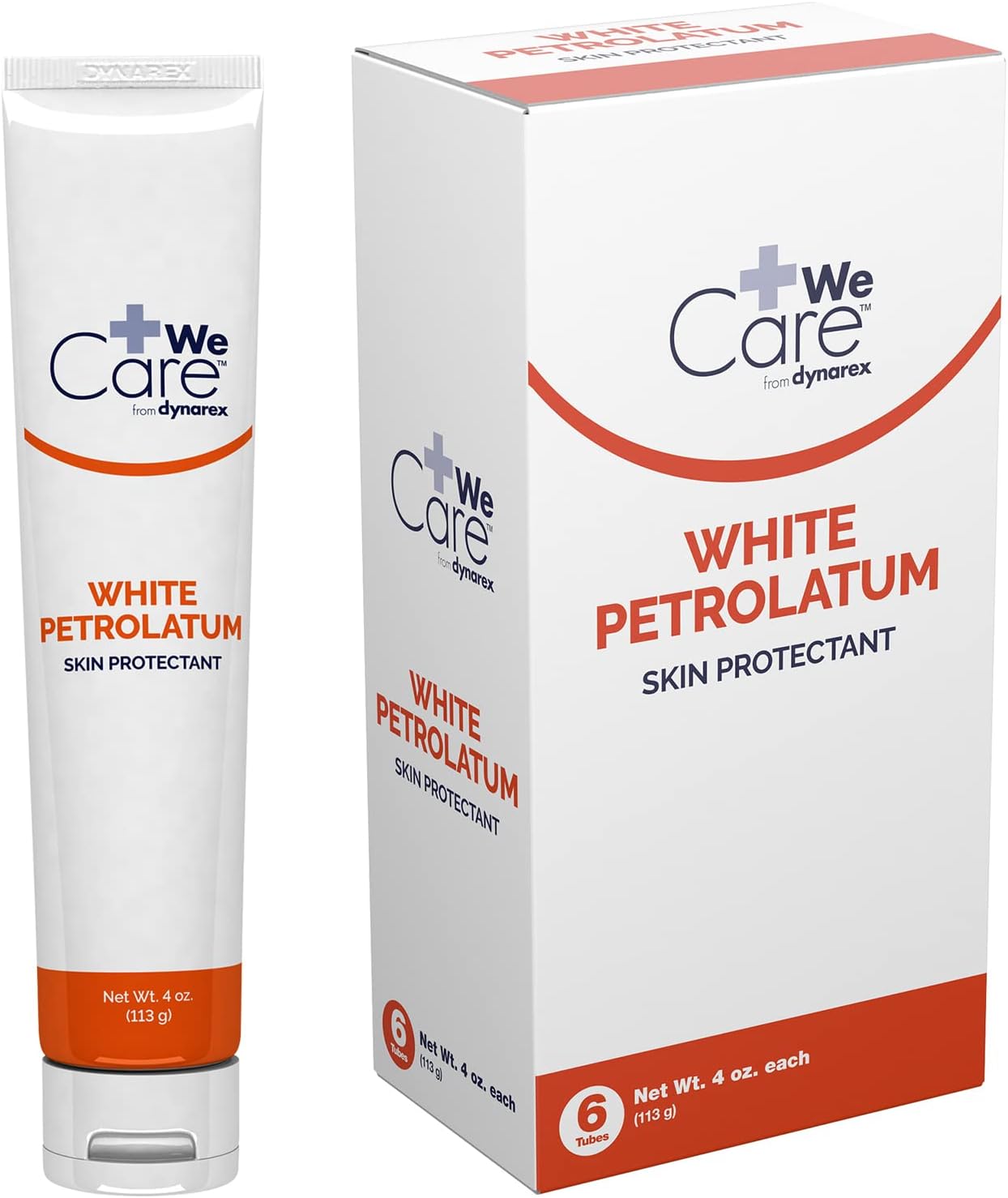 White Petrolatum - Dynarex - 4 oz. Tube - 6/Box