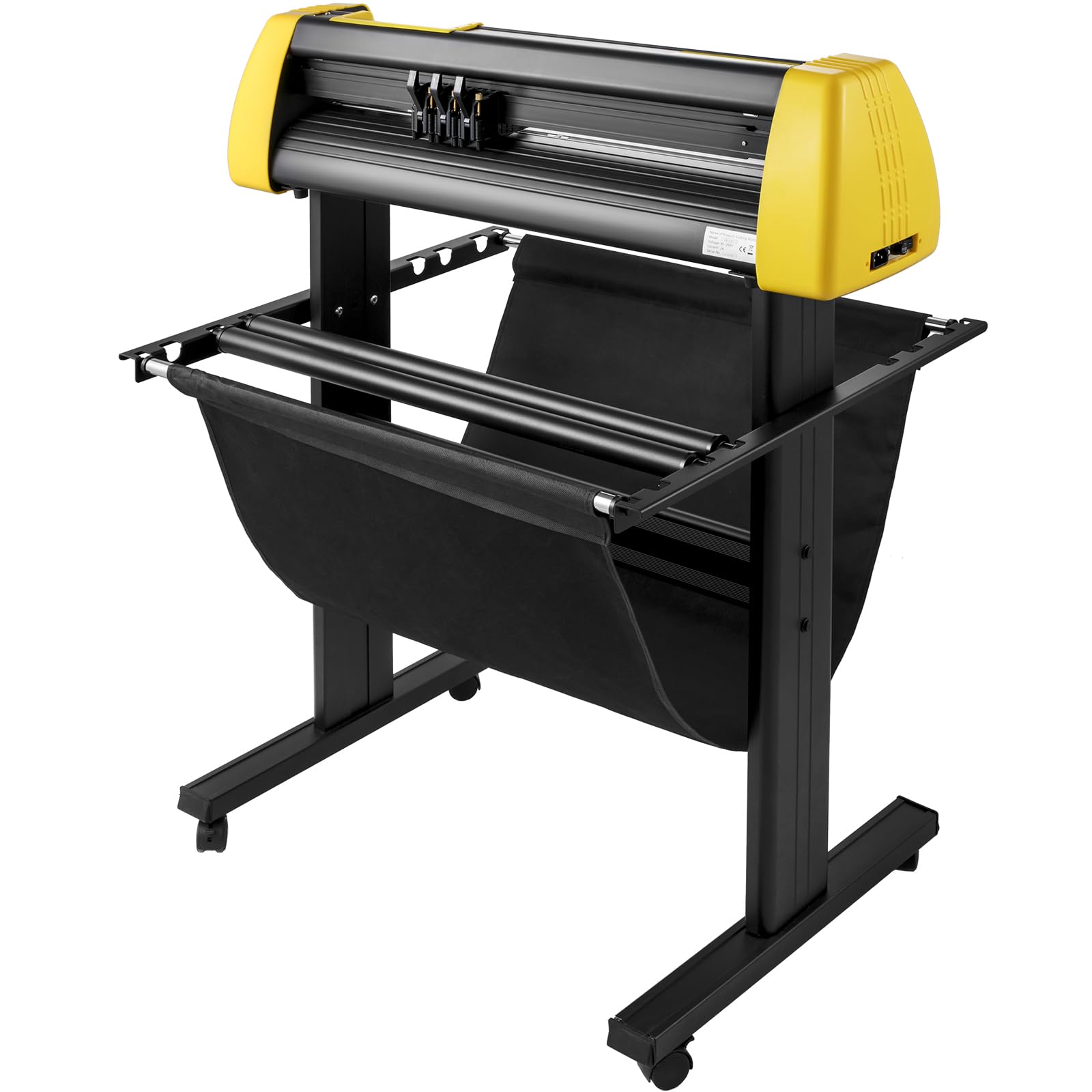 VEVOR Vinyl-Schneidemaschine, 870 mm Max Papierzufuhr Schneideplotter, automatische Kamera Kontur Schneiden LCD-Bildschirm Drucker mit Stand einstellbare Kraft & Geschwindigkeit