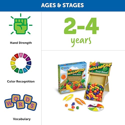 Miniatura 5 de Learning Resources Juego Avalanche Fruit Stand