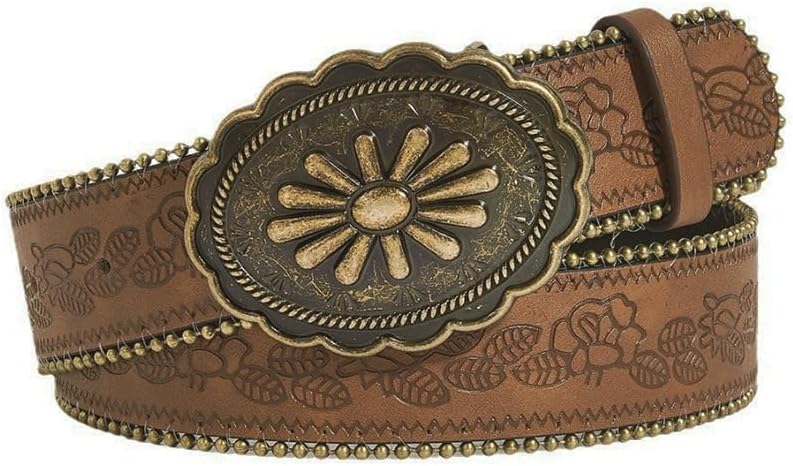 Cowboy Belts for Women Cowgirl Belt Brown Western Belt