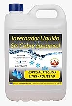 LINER/POLYESTER LIQUID GREENER SPECIAL COPPER FREE 5 LITERS - Disinfectant and Algaecide for Swimming Pool Treatment in Winter