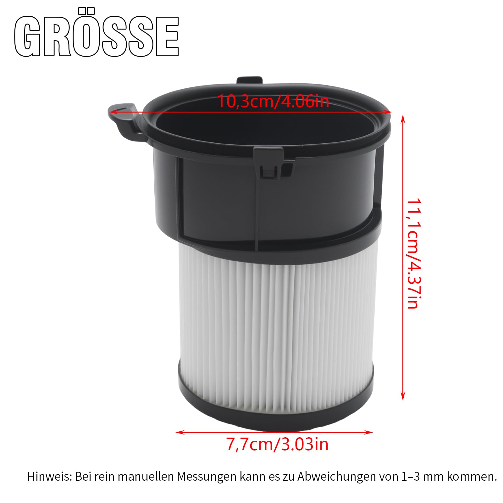 Akcesoria do filtrów, zamiennik do Shark PowerDetect IP3251EUT, IP3251C, IP3251, IP3252 DuoClean części zamienne (11 sztuk)