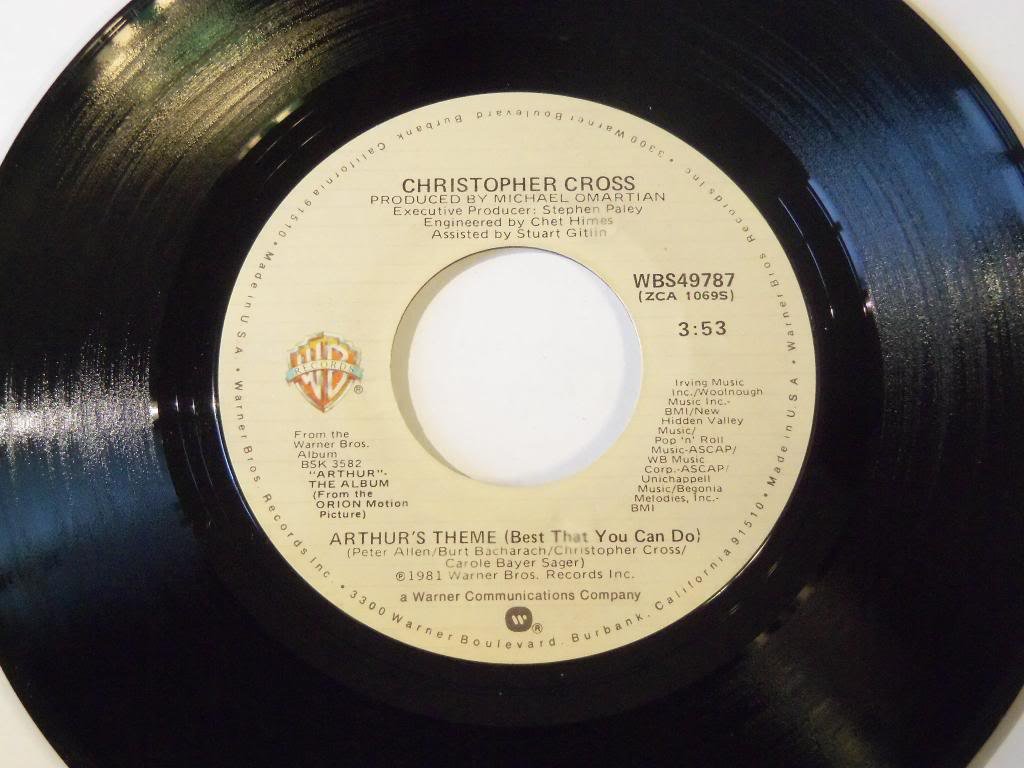 CHRISTOPHER CROSS Arthur's Theme (Best That You Can Do) / Minstrel