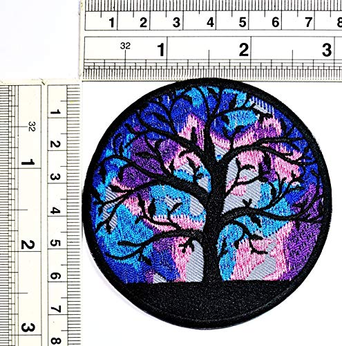 Umama Patch Set Of 3 The Tree Of Life Iron On Sew On Applique Patches Tree Magical Cartoon Embroidered Badge Patch Decorative Repair Craft Costume Or Reward Gift #TOP1