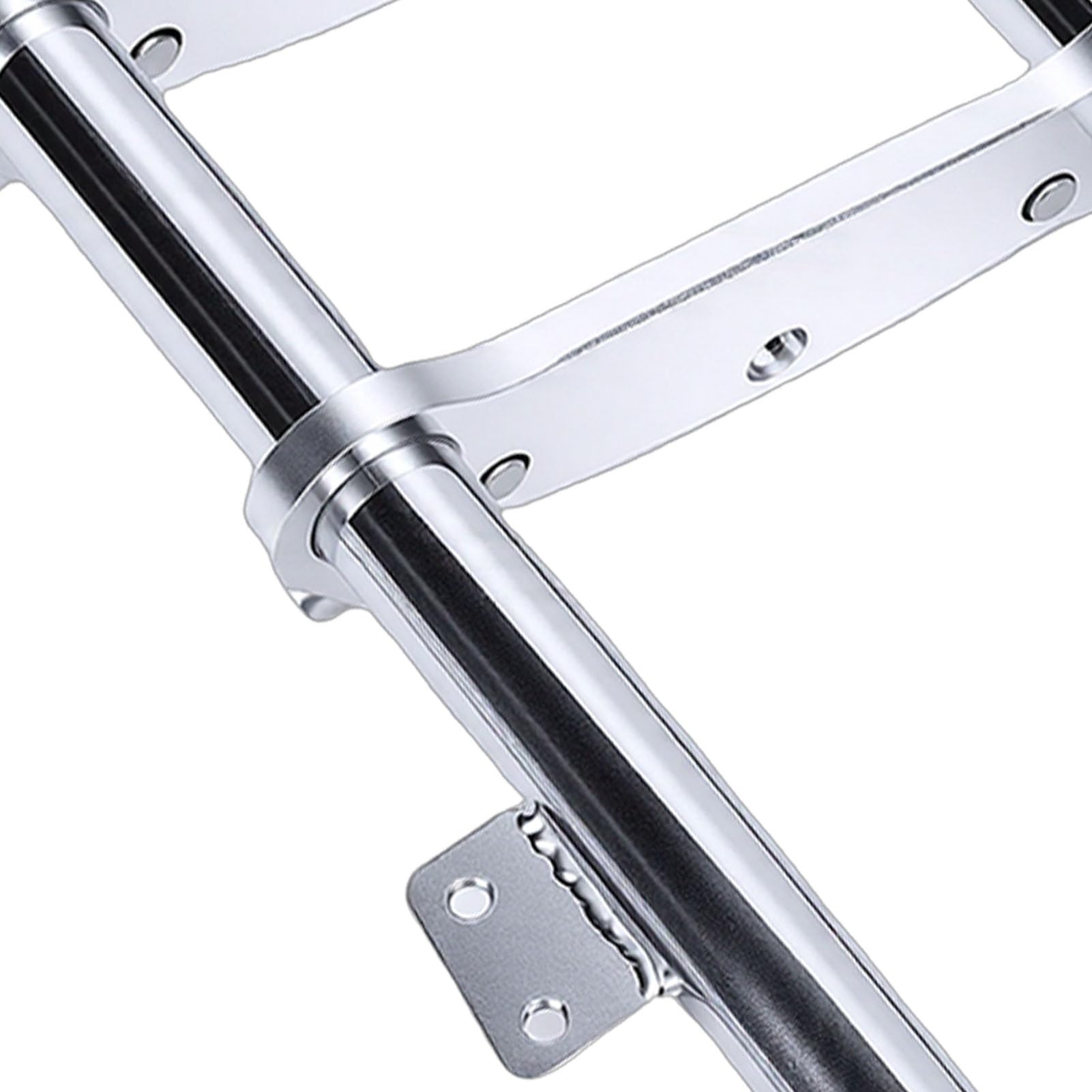 Greensen Suspensions Avant de Moto Tout-terrain, Amortisseurs Métalliques Renforcés Haute Résistance pour Minimoto 47ml 49ml Mini Dirtbike Quad Pocket Bike, avec Biellettes de Direction