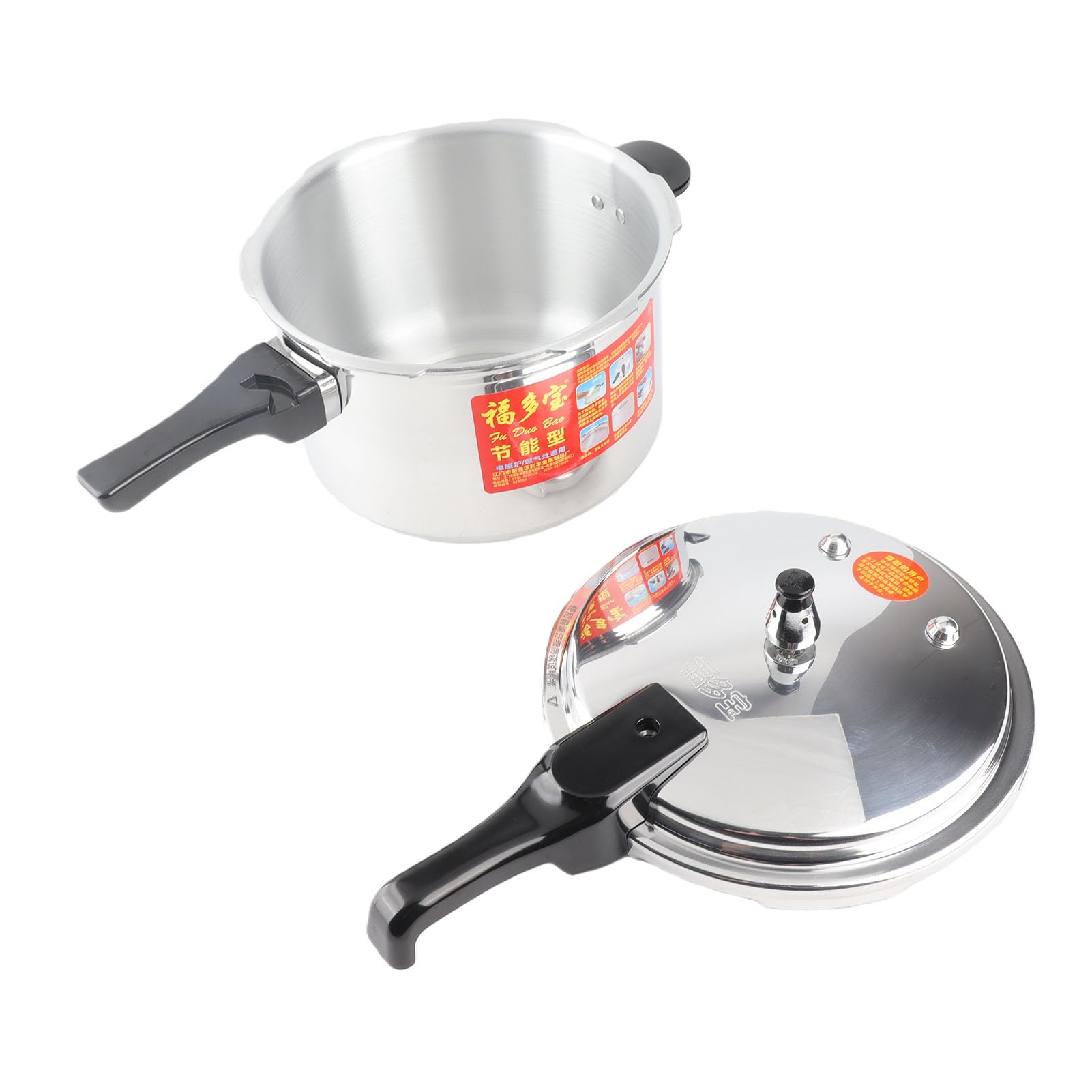 Tonysa Szybkowar ze Stopu Aluminium, Wydajny, Przeciwwybuchowy Garnek do Szybkiego Gotowania dla Domowych Kucharzy (20CM/4L)