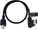Poyiccot 8K HDMI Cable 2feet, 48gbps 90 Degree Right Angle Male to Male HDMI 2.1 Cable Support 8K@60Hz 4K@120 7680P for TV/Xbox /PS4 /PS5(M/M Right)