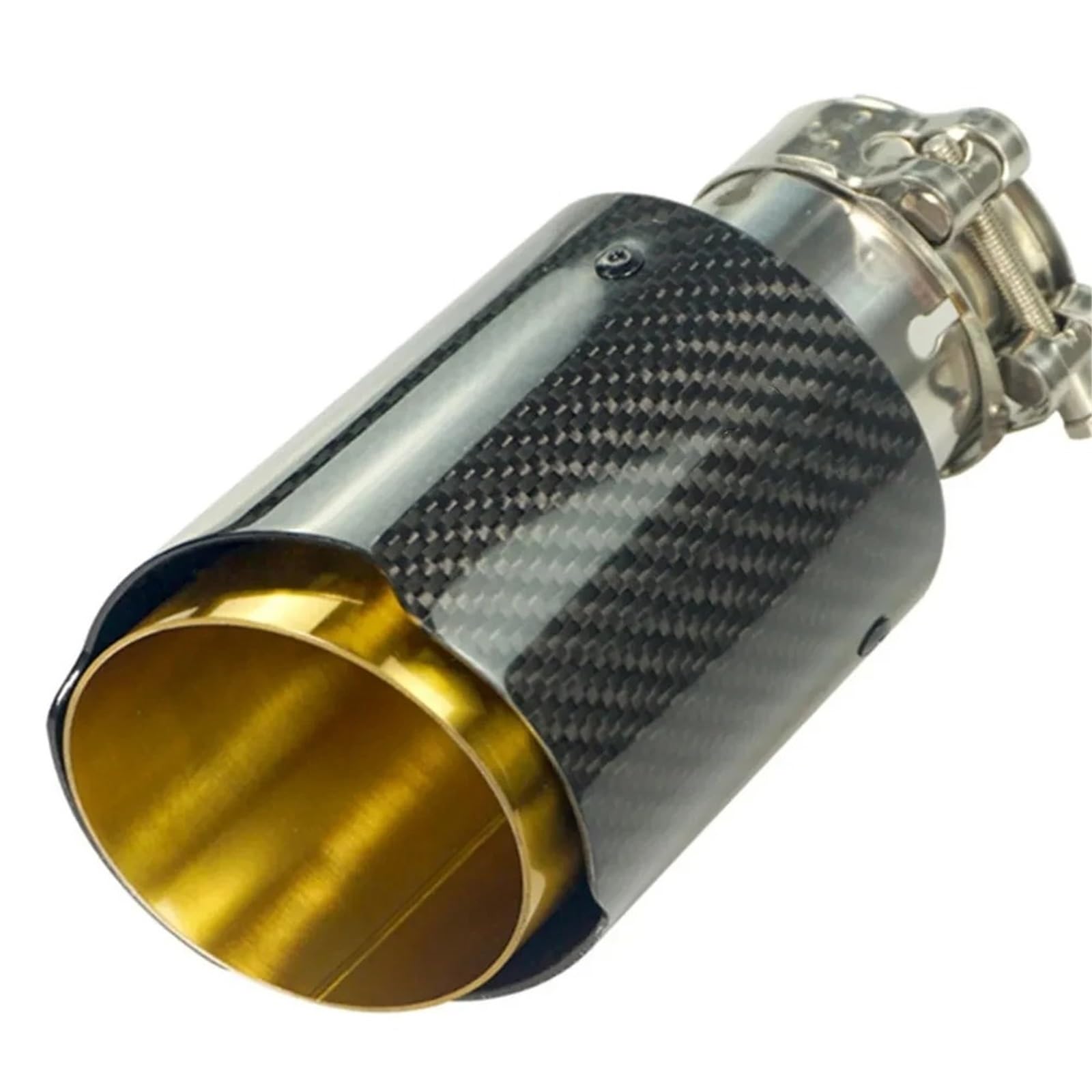 Terminale Tubo Coda Punta Del Silenziatore In Carbonio Di Scarico Silenziatori Universali In Acciaio Inox Tubo Con Morsetto