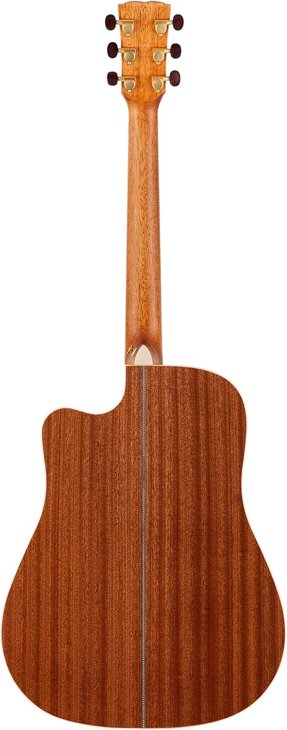 Kremona M20 mogano/abete/d-style cutaway chitarra elettrica steel-string Deluxe con custodia rigida