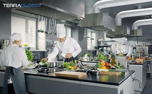 Terrabloom 4 Inch Aluminum Flex Duct - 8 Ft Long, Flexible Ducting With 2 Clamps, 3 Layer Hvac Ventilation Air Hose - Great For Dryer, Grow Tent, Green Houses, Household Hvac Venting #TOP6