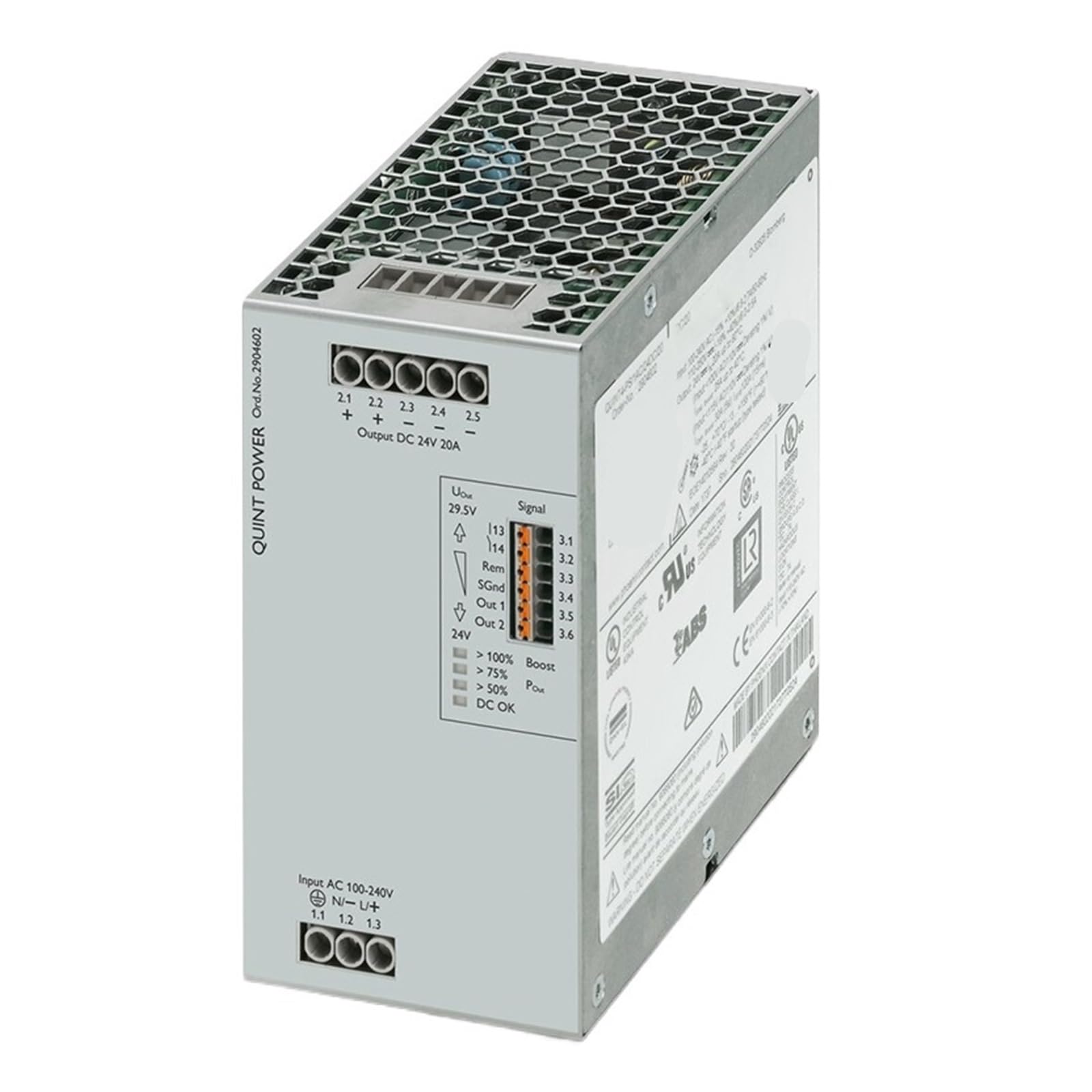 KSZHZYMGX 2904602 QUINT4-PS/1AC/24DC/20 Power Supply