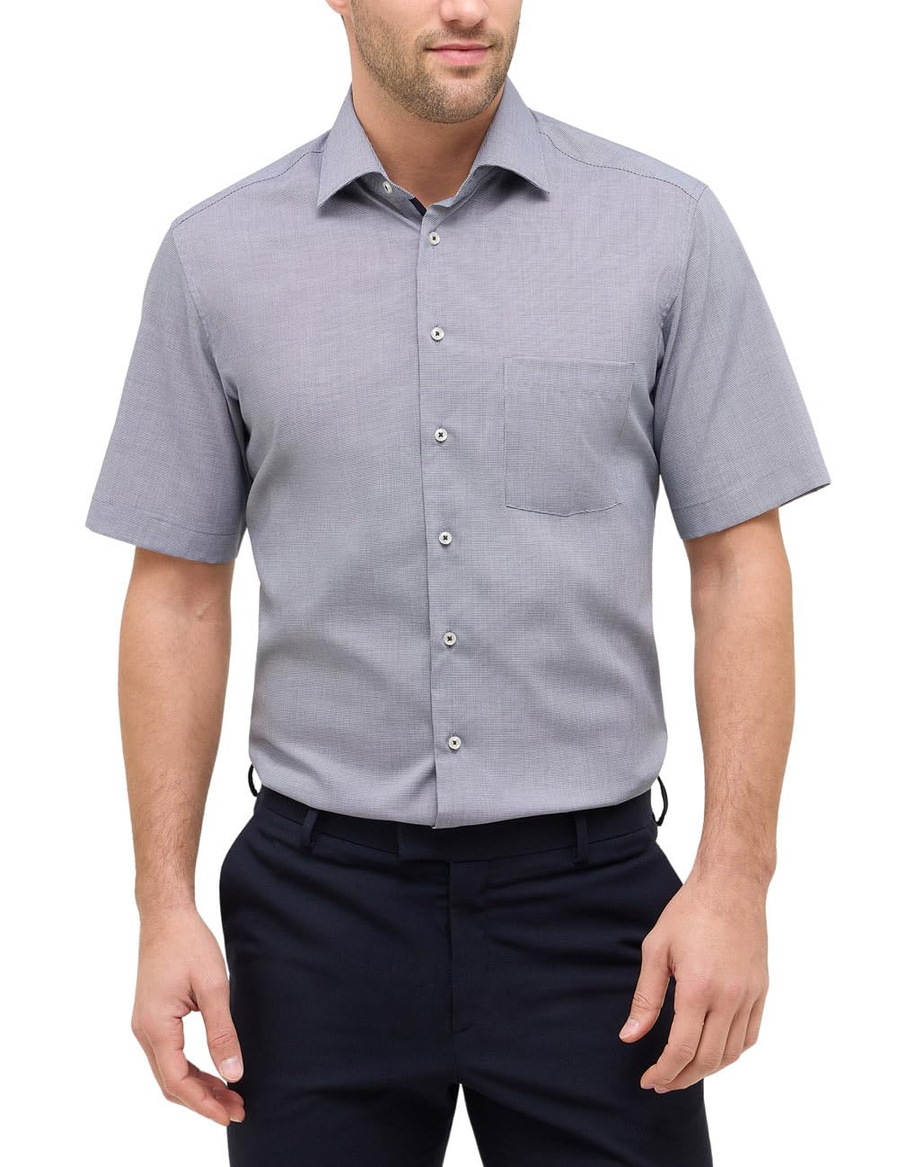 ETERNA Male Hemd unifarben MODERN FIT
