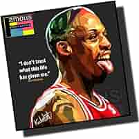 Amazon | 51*51cm特大サイズ Famous Popart Gallery デニス