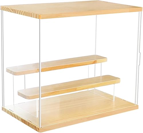 Miniatura 2 de Almacenamiento de perfumes con puerta a prueba de polvo y agua, organizador de perfumes de madera, organizador de fragancias para tocador,