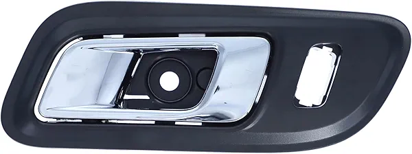 Dorman 15753 Front Driver Side Interior Door Handle Compatible with Select Ford Models, Chrome; Black