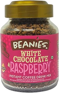 Sponsored Ad - Beanies White Chocolate and Raspberry Flavour Instant Coffee, 50g