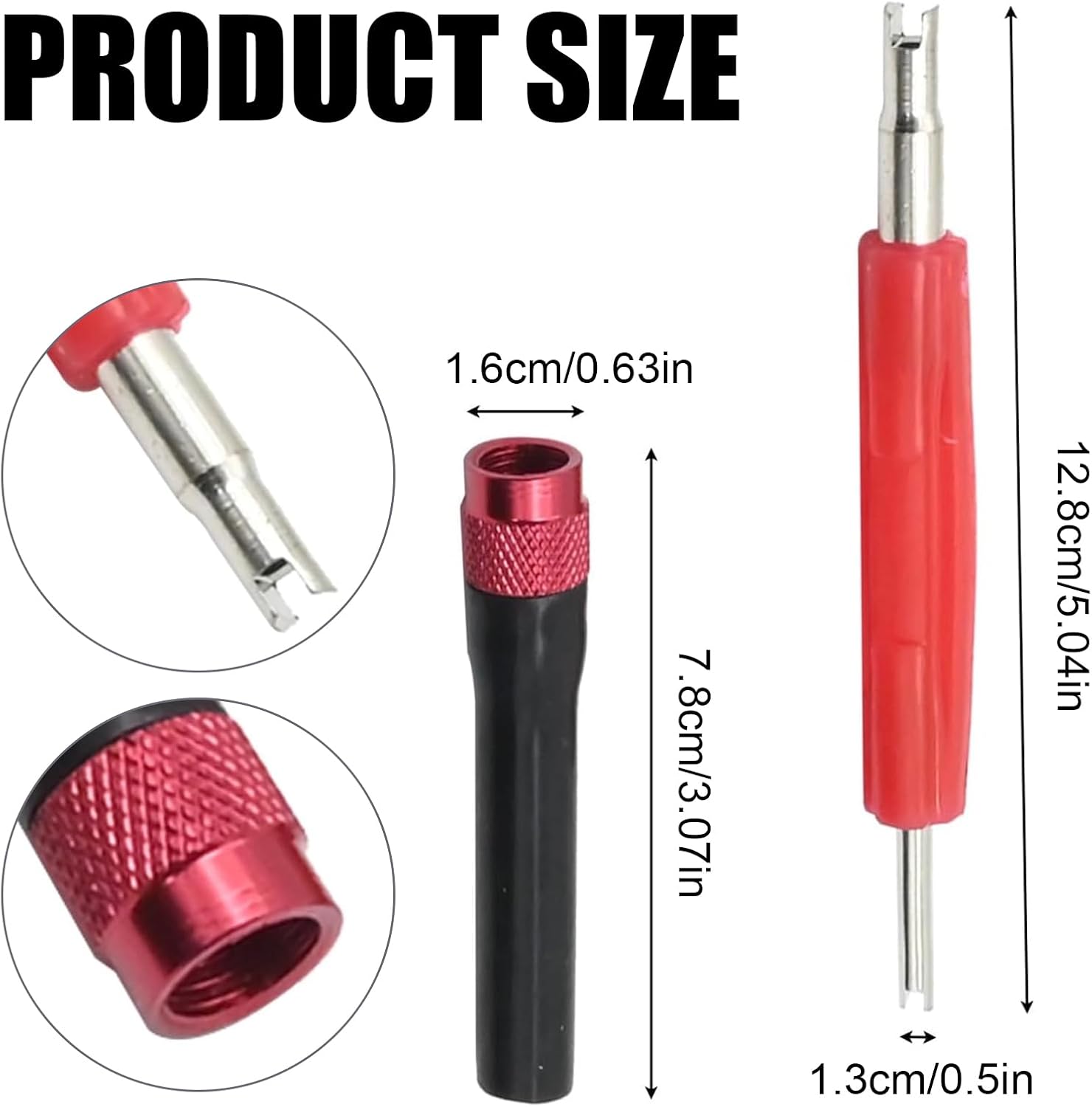 EVAP Service Port Adapter Kit, Compatible with Smoke Machine Leak Tester & Automotive EVAP System Diagnostics