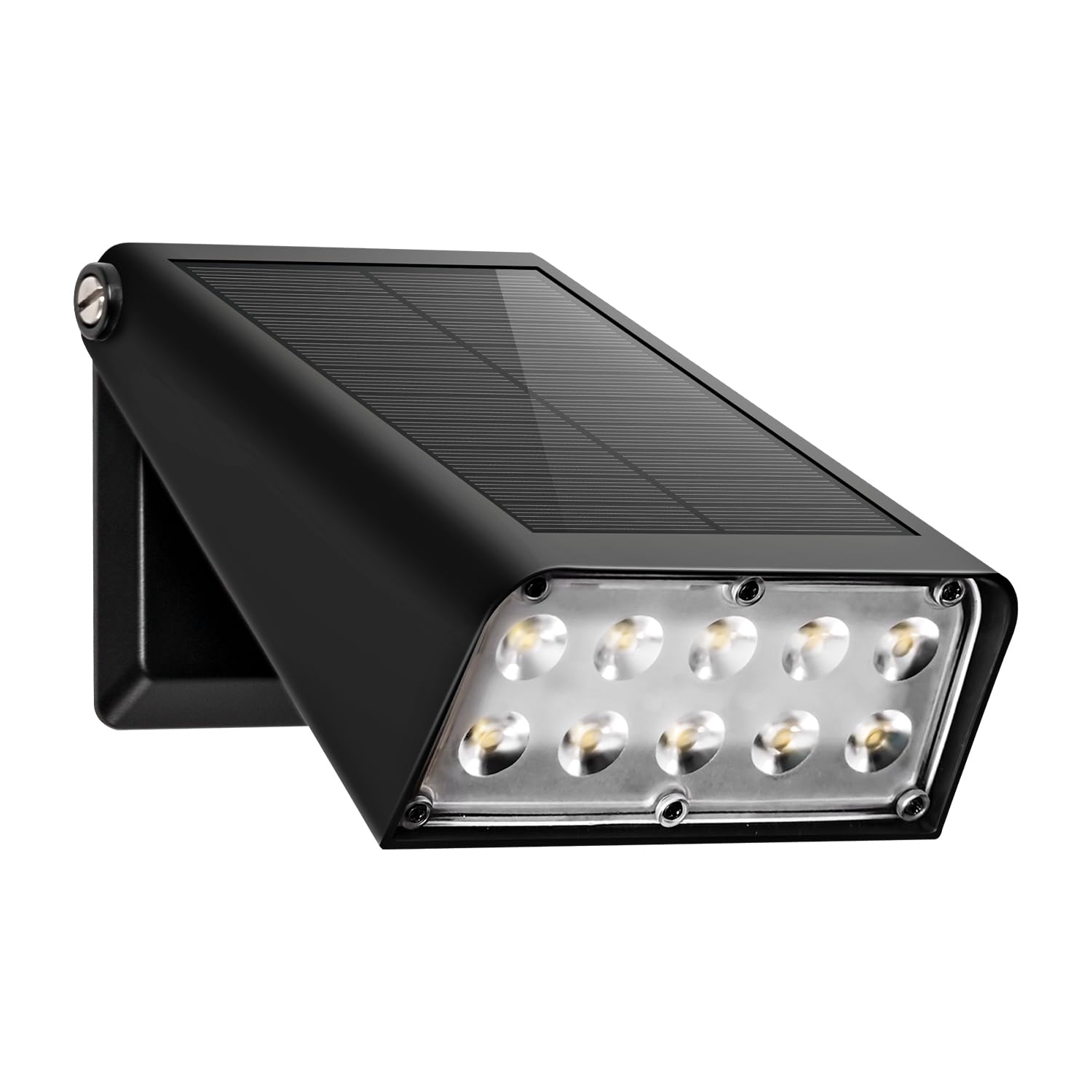 Amazon Basics Solar Wall Light with 90° Adjustable Head | 2 Lighting Modes | Dusk to Dawn | White LED | Energy-Efficient Outdoor Light | IP65 Waterproof-image-47