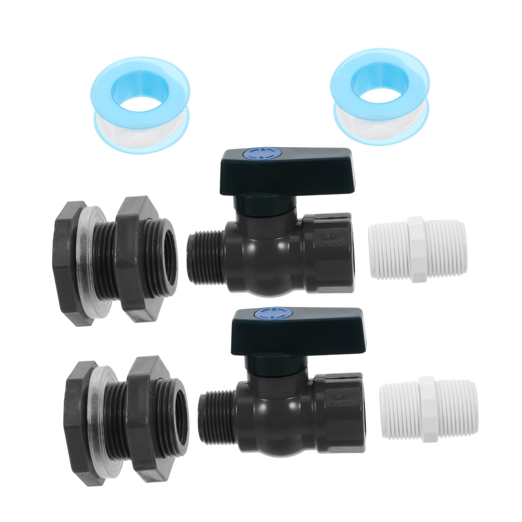 Vanne Récupérateur Eau de Pluie SHINEOFI et Robinet PVC pour Remplir l'Arrosoir