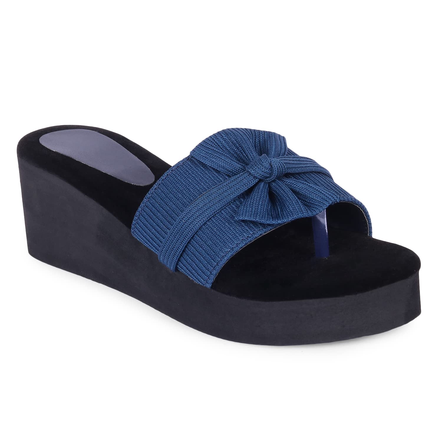 Bella Toes Women Blue Wedges Platform Heel Sandals-8 UK (B09SVPJPFW) Amazon Price History, Amazon Price Tracker