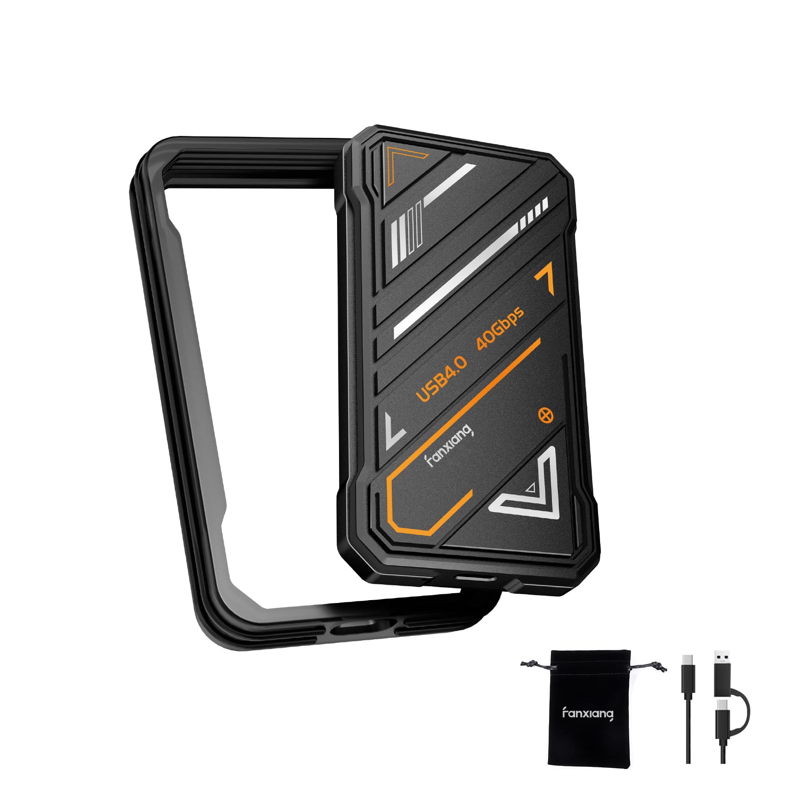 Amazon | Fanxiang SSD 外付けUSB4.0 40Gbps読込速度3800MB/S