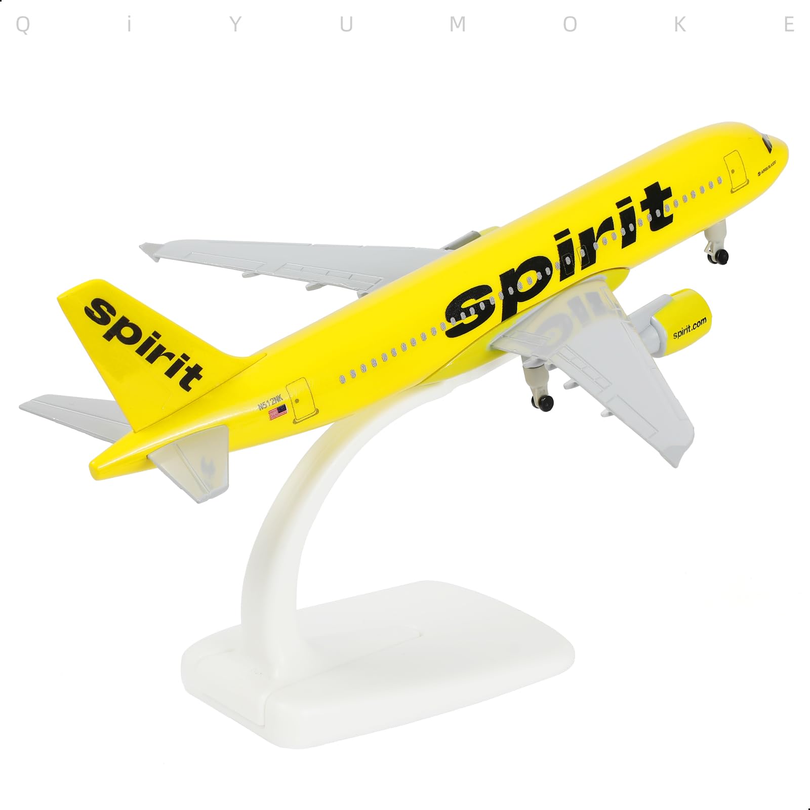 Modèle d'avion 320 Spirit (7,9 Pouces) en Alliage moulé sous Pression à l'échelle 1:200, à Collectionner et à Offrir