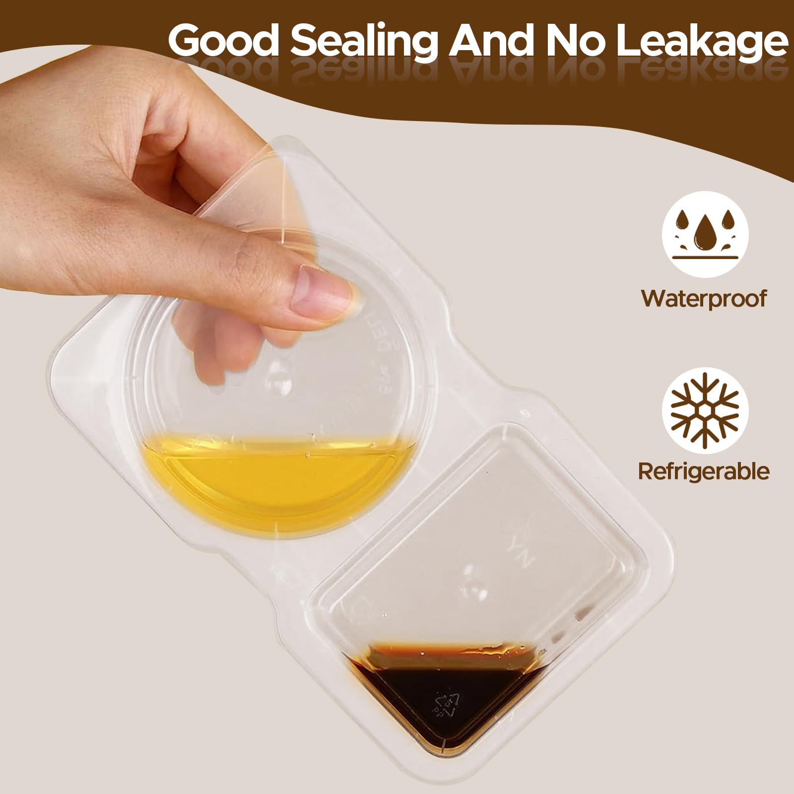 PIQIUQIU 20 stuks herbruikbare snackdozen met 2 vakken (14 x 8,5 x 2,5 cm) – transparante bewaardozen voor maaltijdprep, dips en specerijen – vaatwasmachinebestendig met deksel, dicht PIQIUQIU 20 stuks herbruikbare snackdozen met 2 vakken (14 x 8,5 x 2,5 cm) – transparante bewaardozen voor maaltijdprep, dips en specerijen – vaatwasmachinebestendig met deksel, dicht