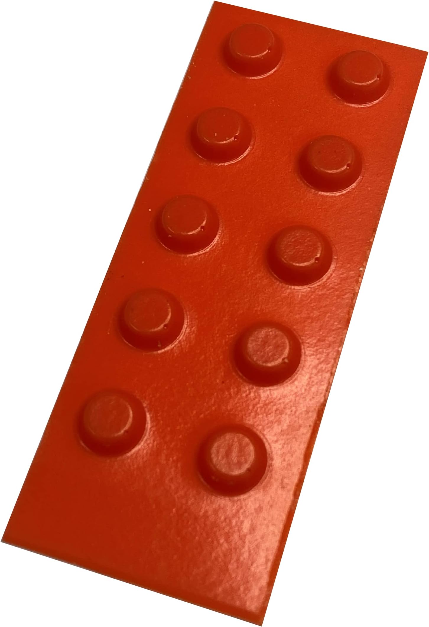 Orange Tactile Markers, Bright Coloured Self Adhesive Feet For Blind & Partially Sighted 8mm x 3mm (Pack of 10)