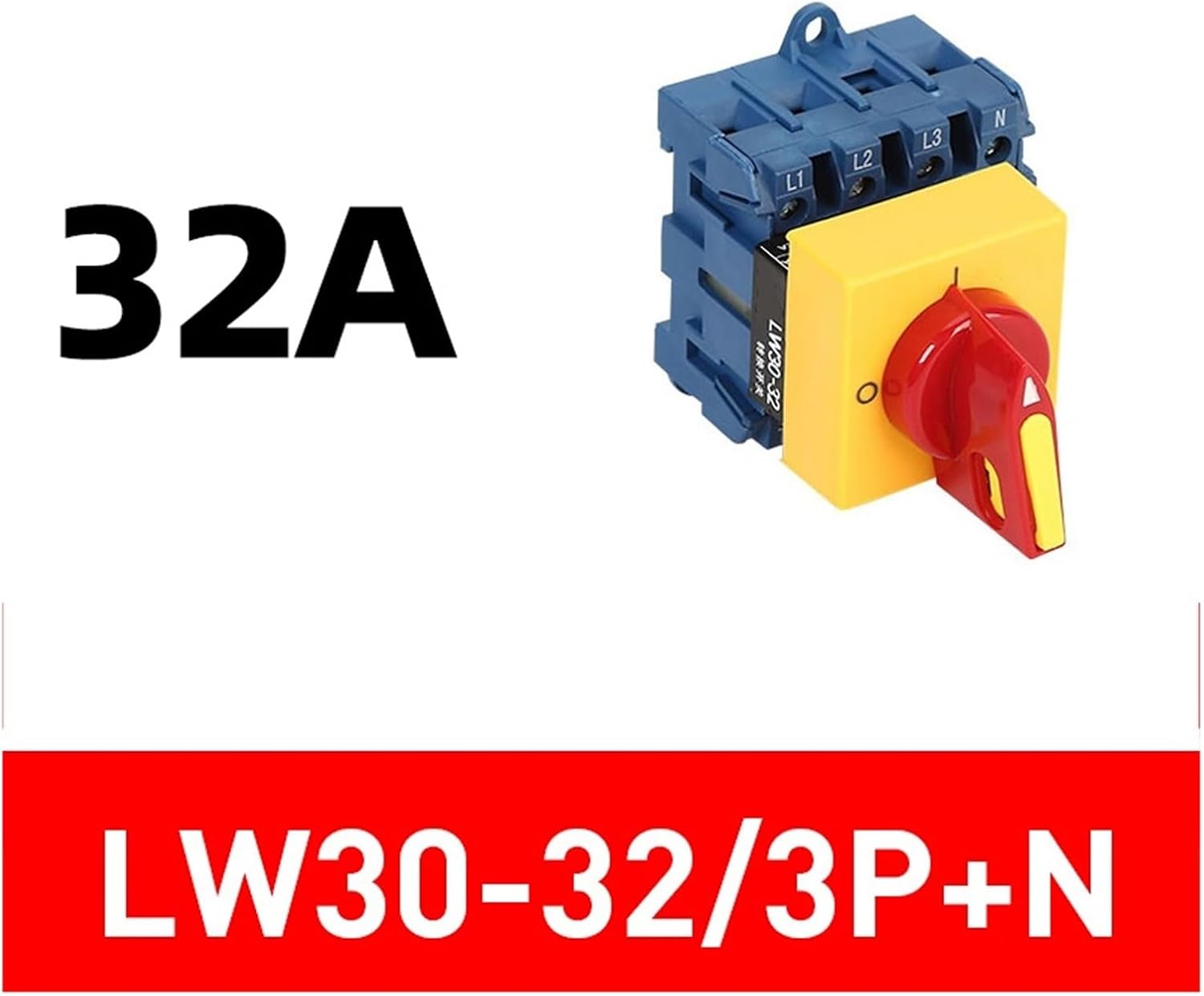LW30-25/32A Isolator Switch Load Circuit Breaker 3P 4PPower Cut-Off Rotating 63A(32A 4P)
