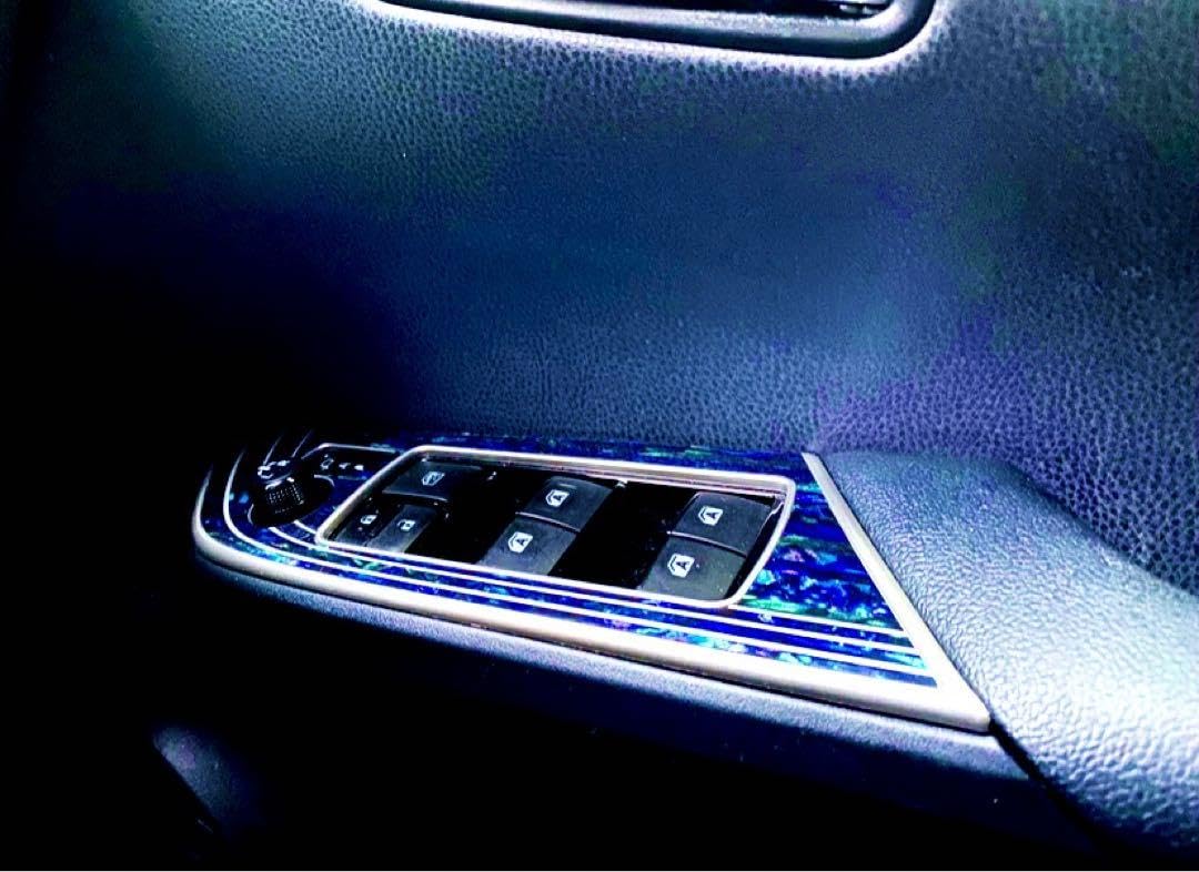 50系プリウス前期⭐︎後期ブルーシェル加飾パネル3点メーカー廃盤