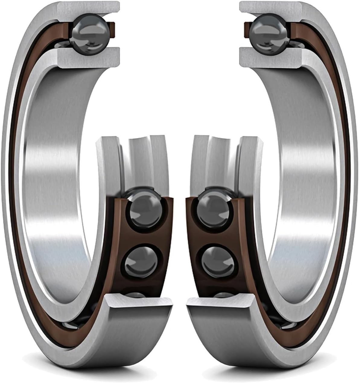 1pair 7020C HQ1 P4A A 100x150x24 SI3N4 Ceramic Ball Angular Contact Bearings