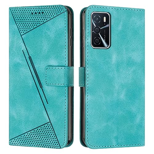 Étui portefeuille pour Oppo A16 avec fente carte et dragonne pratique