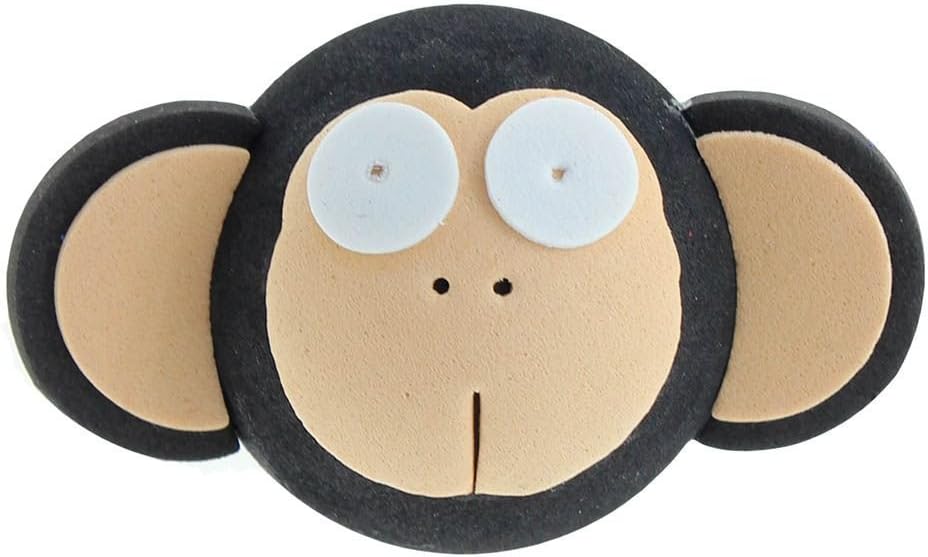 Kingken Cute Monkey Shaped Car Antenna Topper Aerial Topper Ball Truck SUV Pen Decoration