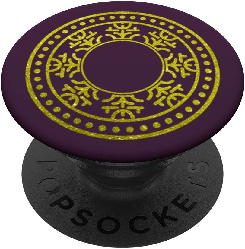 Gold Colored Medallion Pattern Ladies' Gift