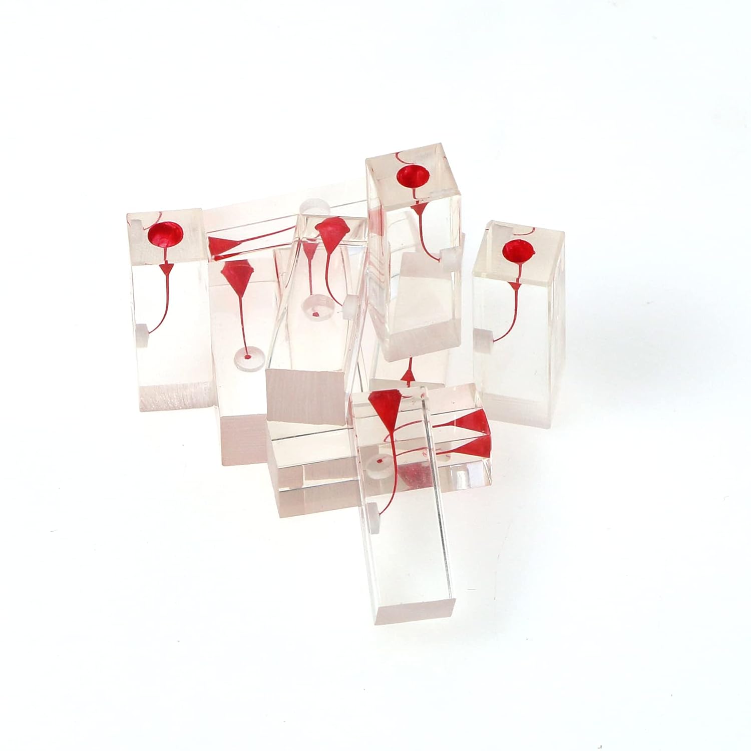 10Pcs Dental Endo Root Canal Teeth Model Practice Block RCT Pulp Cavity Study Endodontic Root Canal Block Practice Student Study Practice Operation Model (M8002-1(1 Root Cancal))