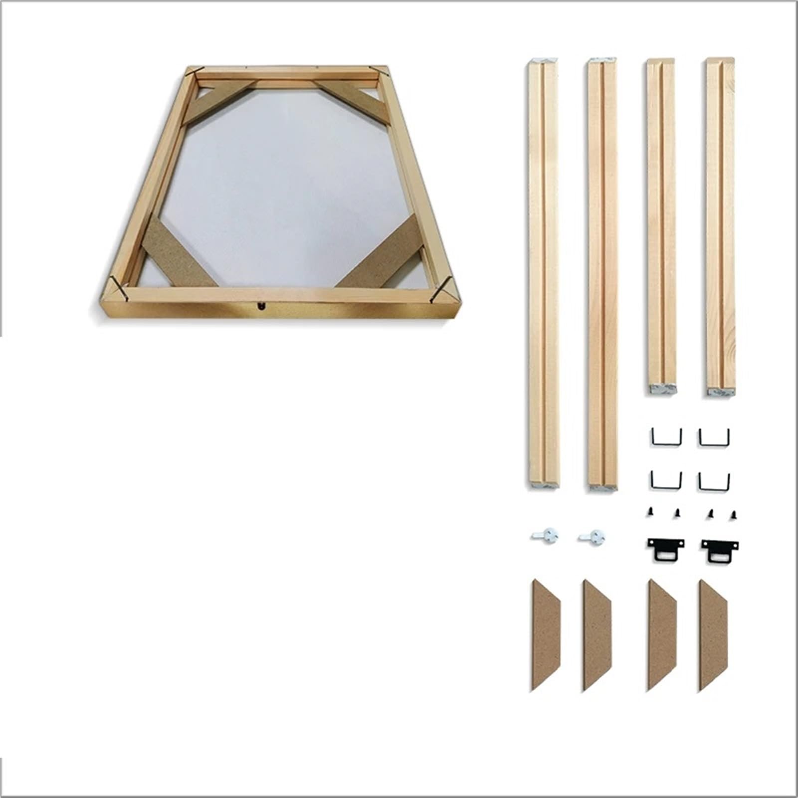 Photo Frame Simplicity Painting Frame Wooden Picture Framed Upper DIY Solid Wood Wall(Height 35cm,Width 45cm)