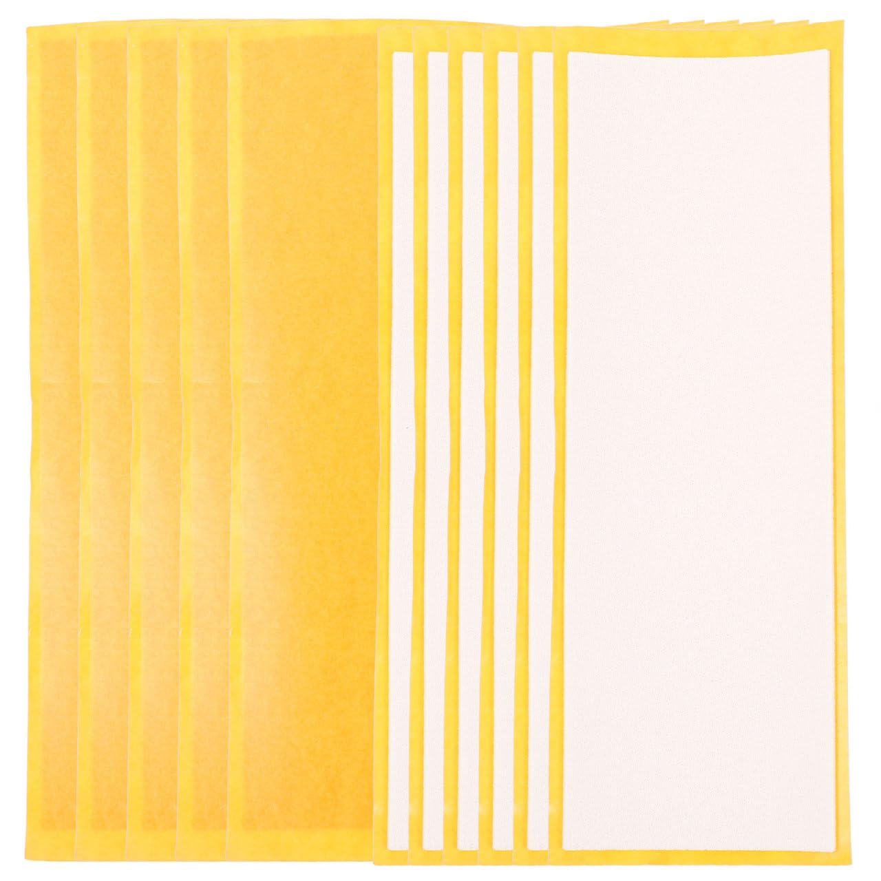 Beaupretty Fingerboard Grip Tape Foam Nonslip Adhesive Stickers Finger Skateboard Supplies for Replacement and Easy Application 10 Pack White 4.33 X 1.50 X 0.04 in