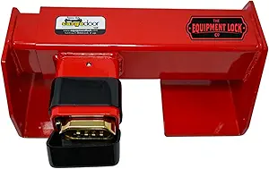 Equipment Lock Heavy Duty Cargo Door Lock - Powder Coated Steel Shipping Container Lock - Maximum Security Semi Trailer Door Lock - Semi Truck Accessories and Trailer Security (Combination)