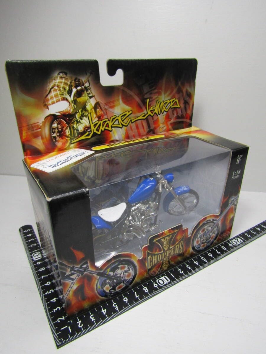 West coast Choppers 1/18 ウエストコーストチョッパーズ DOMINATOR ピンスト Jesse James