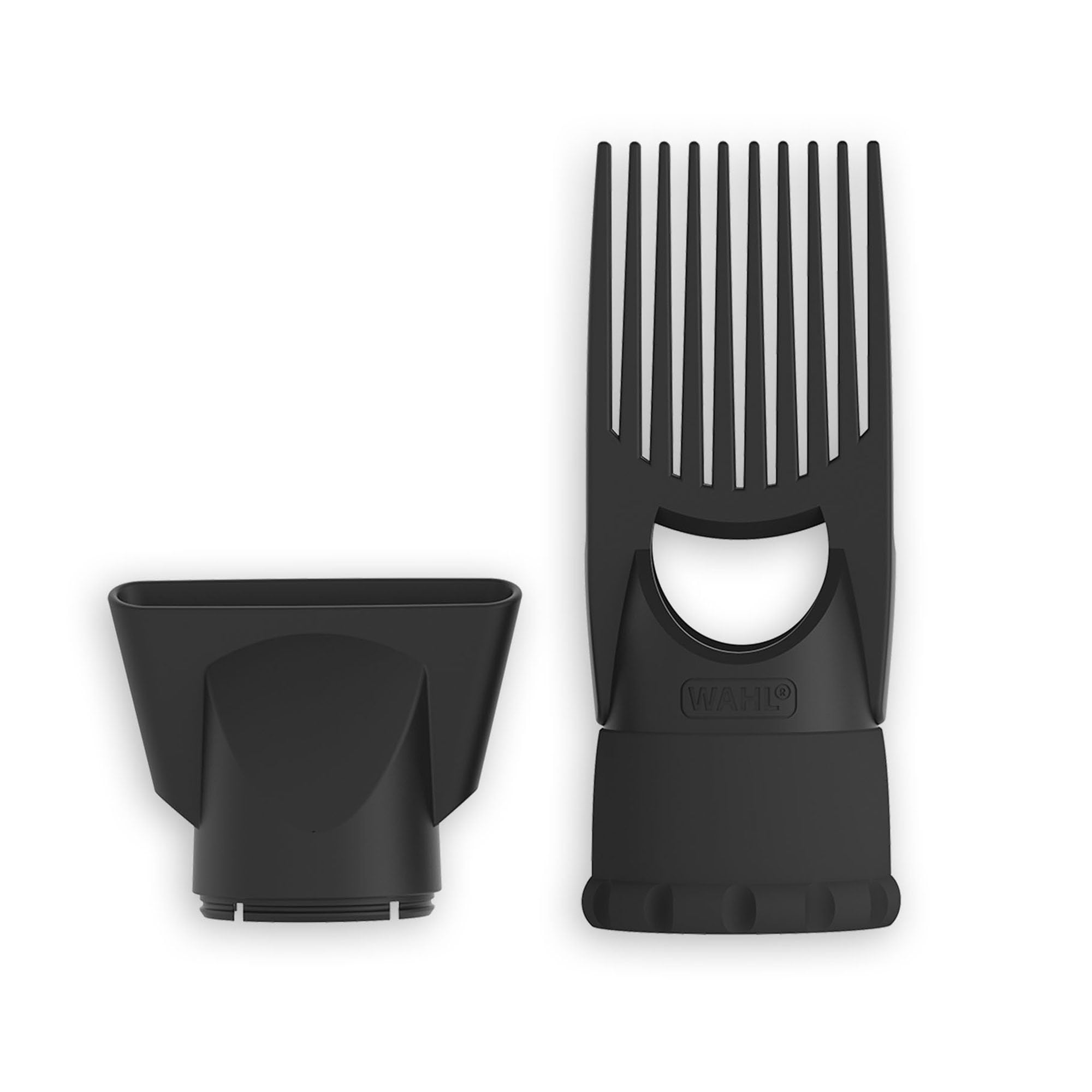 WAHL PowerPik 2 Hairdryer, Sèche-cheveux pour femmes, sèche-cheveux avec embout Pik, sèche-cheveux afro, cheveux afro-caribéens, trois réglages de chaleur, séchage anti-frisottis, noir